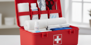 First Aid Box for health treatment