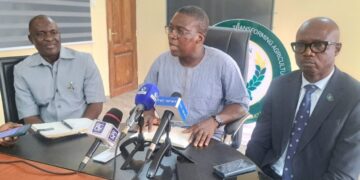 Dr Debo Akande OYSADA Director-General speaking at Ibadan agribusiness press briefing