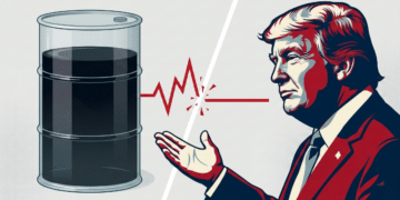 Iran War - Donald Trump - Infographic showing the impact of the US-Iran ceasefire on global oil prices.
