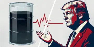 Iran War - Donald Trump - Infographic showing the impact of the US-Iran ceasefire on global oil prices - Iran war stalemate