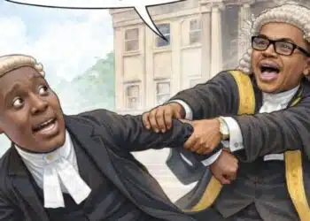 Kayode Ajulo with Wale Ojo-Lanre