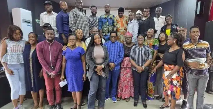 Journalists in Oyo State attending a capacity building session on automotive journalism.