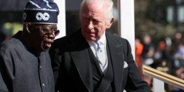 President Tinubu during a UK diplomatic visit illustrating Nigeria diplomacy.