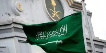 The Saudi Foreign Ministry building in Riyadh representing official diplomatic actions against Iran - Saudi Arabia