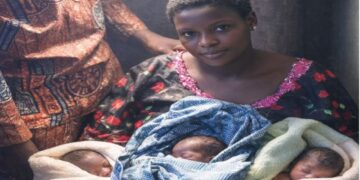 Lagos Quadruplets and mother