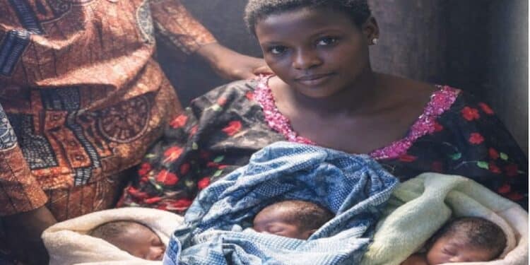 Lagos Quadruplets and mother