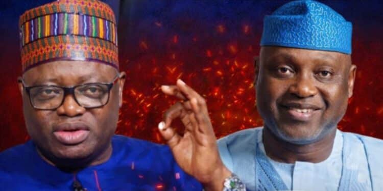 Mallam Lanre Issa-Onilu and Biodun Oyebanji