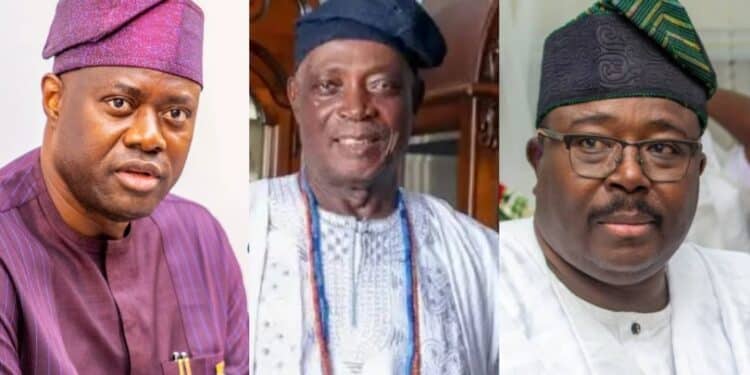 Senator Sharafadeen Alli and Governor Seyi Makinde Olubadan Ladoja  and the Oyo 2027 governorship election 