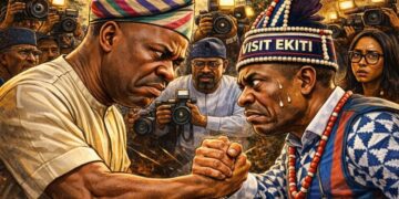 Seyi Makinde with Wale Ojo-Lanre