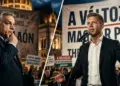 Hungary election results - Viktor Orbán and Péter Magyar
