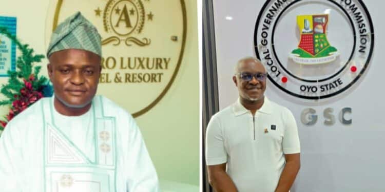 ​Bashorun Akinwale Akinwole speaking at the Oyo State Local Government Service Commission anniversary