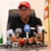 Governor Seyi Makinde speaking at a press briefing regarding the Oyo school kidnapping response Oyo State School kidnapping and Oyo State Kidnapping Crisis