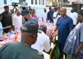 Governor Seyi Makinde speaking at a stakeholder meeting about Oyo State development.
