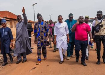 Hon. Adedeji Dhikrullahi Stanley Olajide leading an assessment delegation following the Oyo State kidnapping incident.