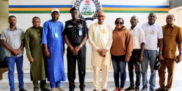 Oyo State Commissioner of Police hosting the Southwest Youth Development Initiative leadership over the Oriire LG abduction.