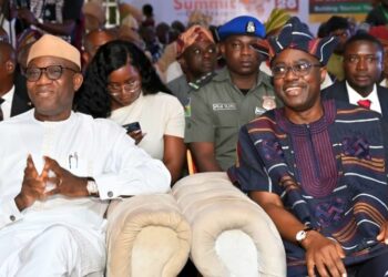​Governor Seyi Makinde speaking about the Oyo State Tourism hub at the International Tourism Summit Oyo State 2026.