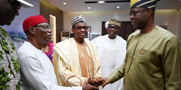 Social Democratic Party leaders meeting Oyo State Governor over Oriire abduction