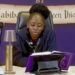 Habibat Salawudeen during her longest Bible reading marathon Guinness World Record attempt.