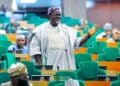 Hon. Adedeji Dhikrullahi Stanley Olajide addressing the House of Representatives constitution review panel during the debate on the Nigeria state police bill.