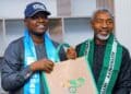 NTDA DG Ola Awakan with NIPR Presisent Dr Ike Neliaku discussing Nigeria Tourism Development