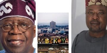 Playwright Yinka Folahan speaking on the Agbekoya