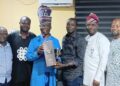 Barrister Wale Ojo-Lanre meeting with executive members of the Nigeria Union of Journalists Oyo State Council in Ibadan, discussing the upcoming Oyo NUJ 60th anniversary.