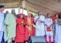 Adebo Ogundoyin at the coronation Onitabo of Itabo