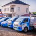 Lineup of 20 branded mobile public address vehicles for the Hon. Adedeji Olajide Oyo South senatorial district grassroots awareness campaign.