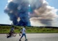 Ukrainian Drone attacks Russian Warehouses