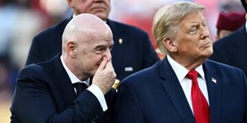 Donald Trump and FIFA President Gianni Infantino on FIFA World Cup Private Investment Plan