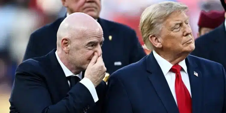 Donald Trump and FIFA President Gianni Infantino on FIFA World Cup Private Investment Plan