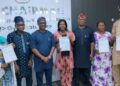 Officials distribute Oyo local government promotion letters to civil servants in Ibadan.
