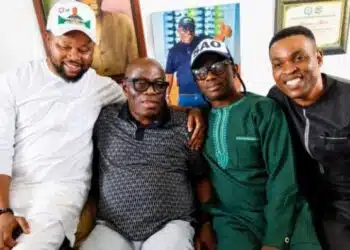 Bisi Olopoeyan meeting with local political stakeholders and community leaders in Oyo State.
