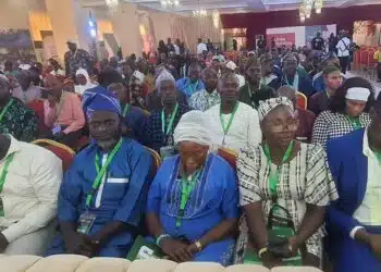 Political leaders and delegates attending the Oyo State