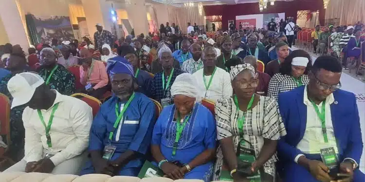 Political leaders and delegates attending the Oyo State