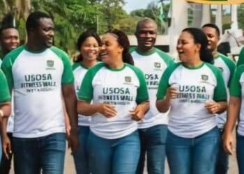 USOSAN Fitness Walk event in Ibadan