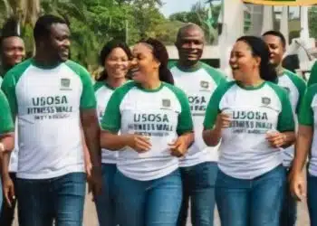 USOSAN Fitness Walk event in Ibadan