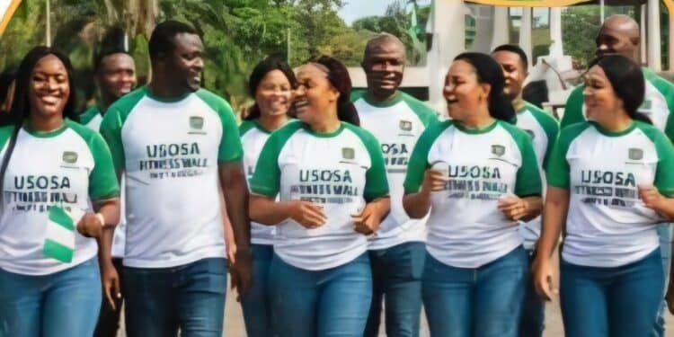 USOSAN Fitness Walk event in Ibadan