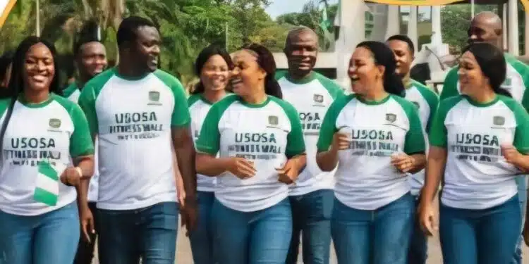 USOSAN Fitness Walk event in Ibadan