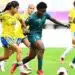 Falconets U20 in possession against Colombia