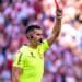 Madrid Derby referee suspended Miguel Angel Ortiz Arias officiating during La Liga match between Real Madrid and Atletico Madrid.