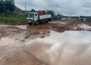 Deplorable condition of the Ibadan-Oyo Road