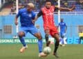 Enyimba FC players react after conceding a goal during their fourth straight NPFL defeat, illustrating how the Enyimba crisis deepens.