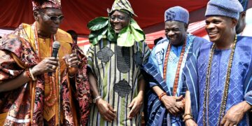 Seyi Makinde Aare Asoludero of Ibarapaland chieftaincy instalation