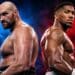 Anthony Joshua vs Fury confirmed faceoff preview graphic for the December 11 heavyweight showdown.