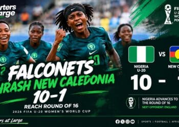 Falconets 10-1 New Caledonia victory over New Caledonia at the 2026 FIFA U-20 Women’s World Cup
